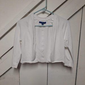White Apt. 9 Short Cardigan